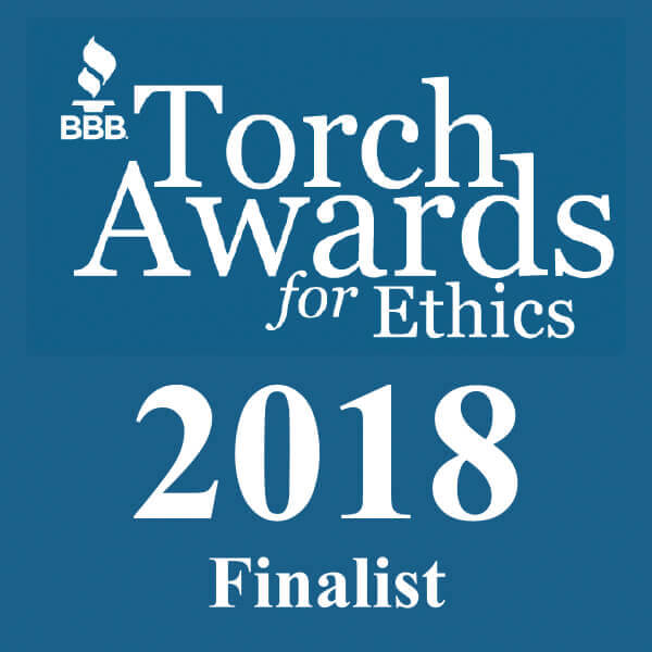 2018 BBB Torch Award for Ethics Finalist